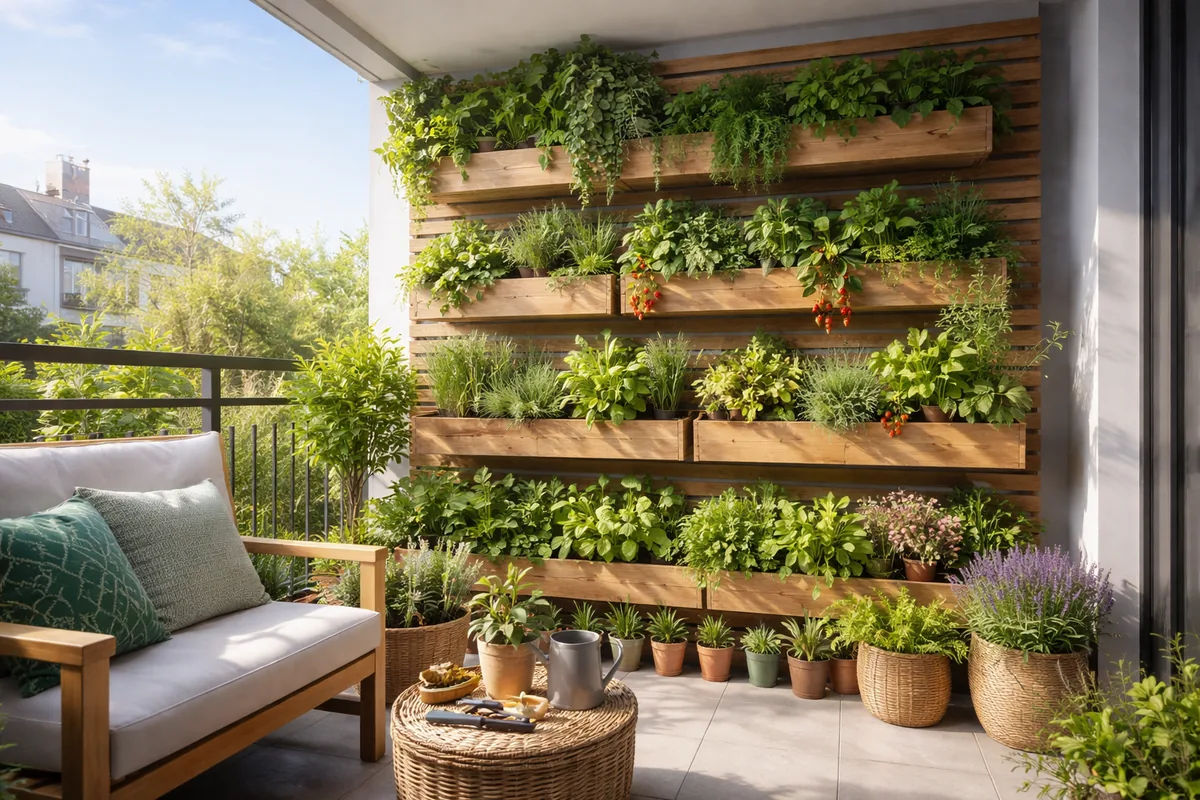 Comment créer un jardin vertical sur un balcon de 10 m²